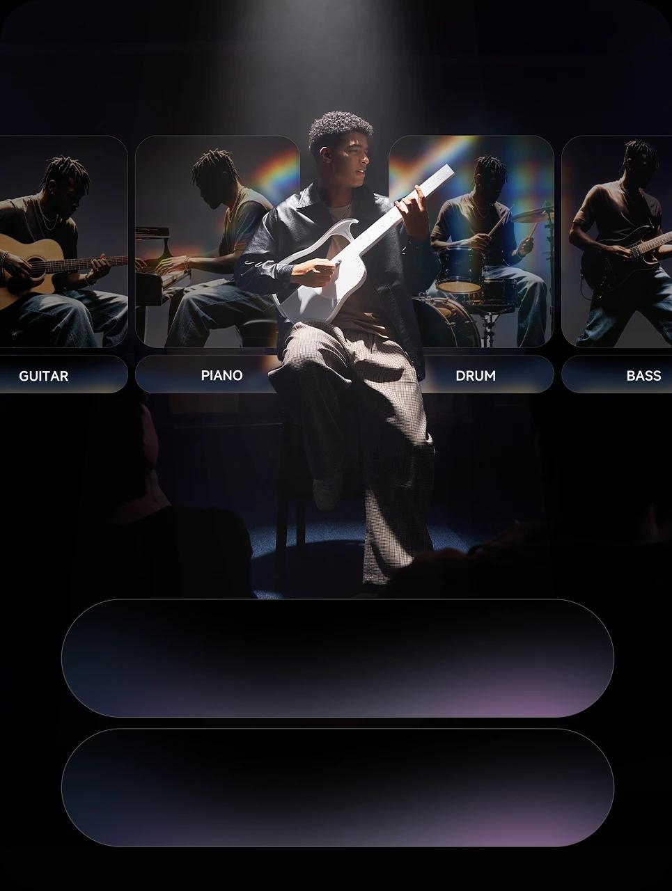 Built-In Band Real-Time Reaction